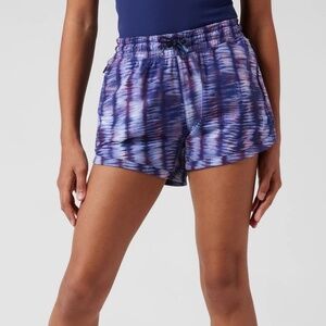 Athleta Girl • Purple Tie Dye All Play 3" Short • Size S/7
